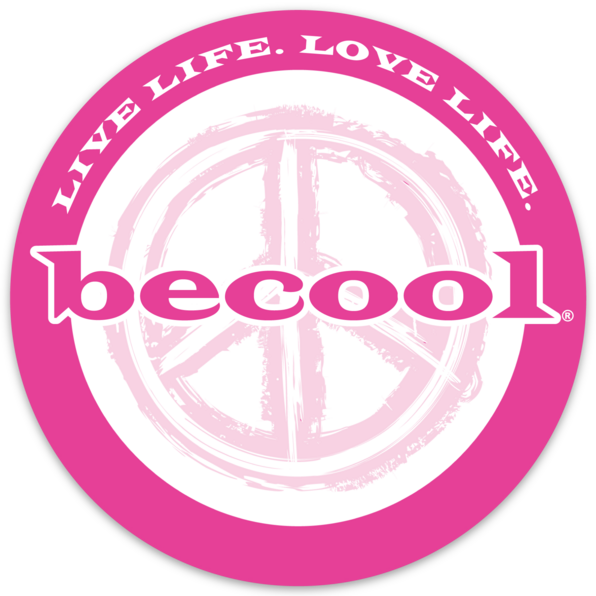 LIVE LIFE. LOVE LIFE - circle sticker 4"