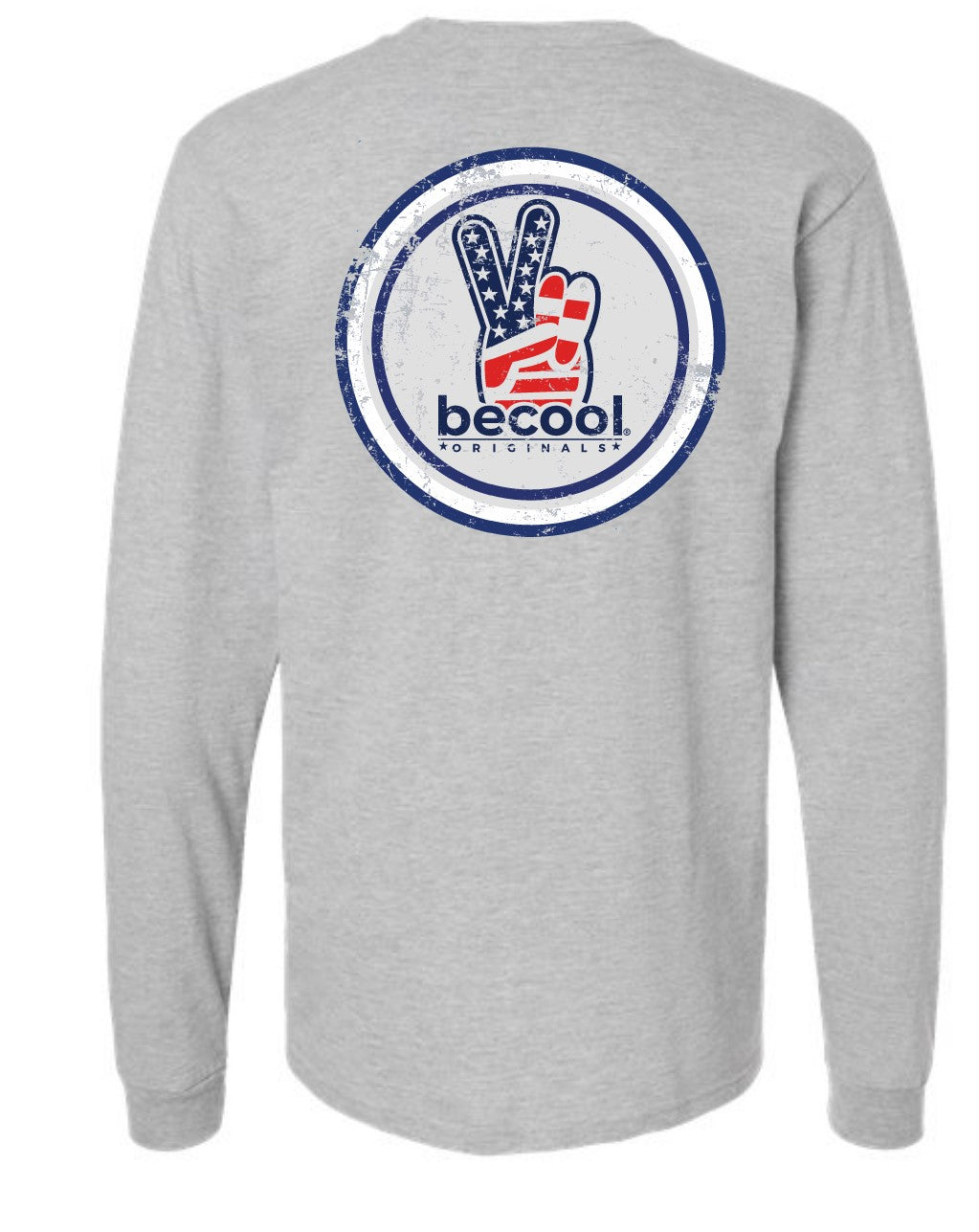 Peace Circle USA - gray long sleeve