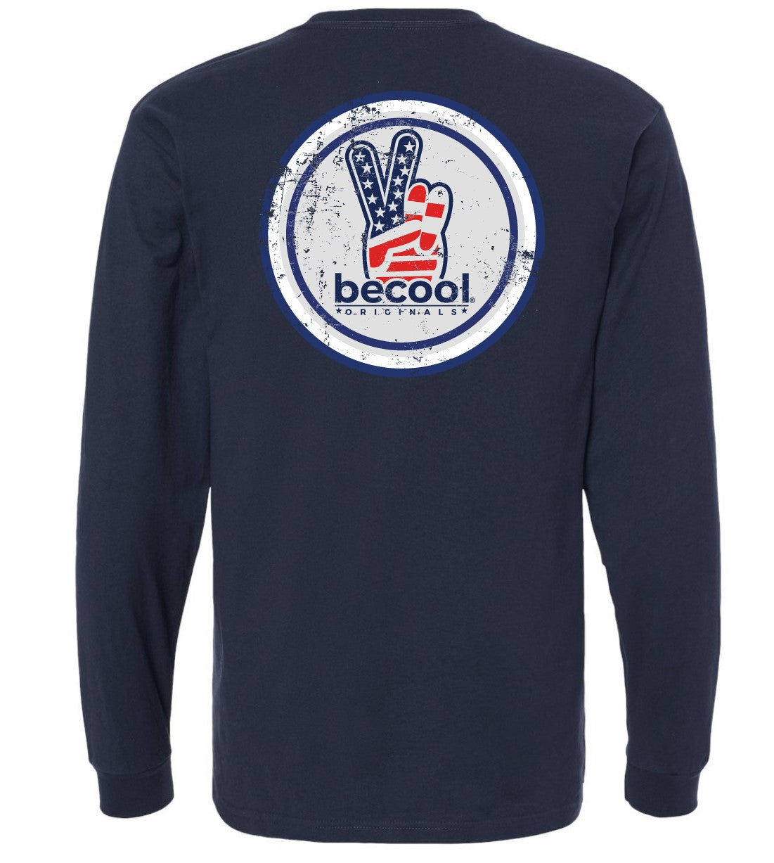 Peace Circle USA - navy long sleeve