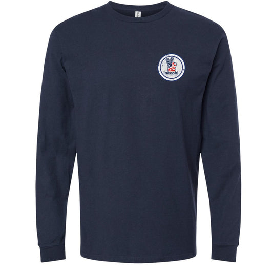 Peace Circle USA - navy long sleeve